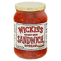 Wickles Sandwich Sprd Spicy Red - 16 Oz - Image 1
