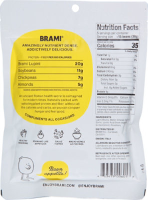 BRAMI Lupini Garlic & Harb Snack - 5.3 Oz - Image 6