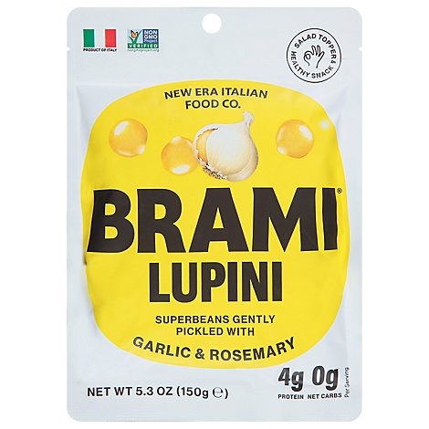 BRAMI Lupini Garlic & Harb Snack - 5.3 Oz
