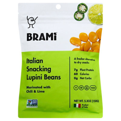 BRAMI Lupini Snack Chili Lime - 5.3 Oz