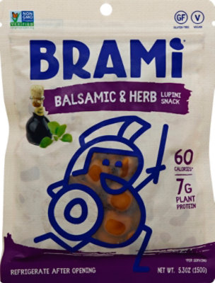 BRAMI Lupini Snack Balsamic - 5.3 Oz - Image 2