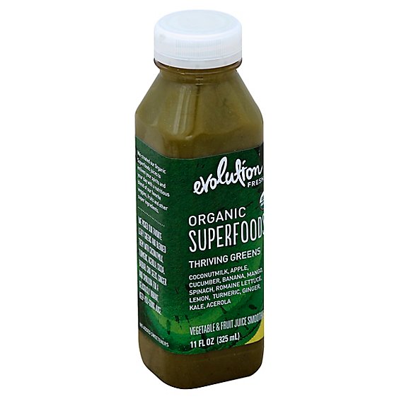 Evolution Superfoods Thriving Greens Organic - 11 Fl. Oz.