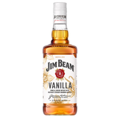 Jim Beam Whiskey Bourbon Kentucky Straight Vanilla 70 Proof - 750 Ml - Image 3