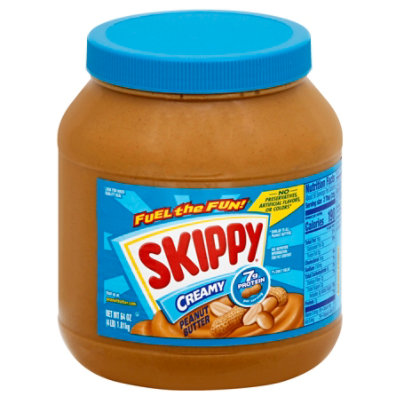 Skippy Creamy Peanut Butter - 64 Oz