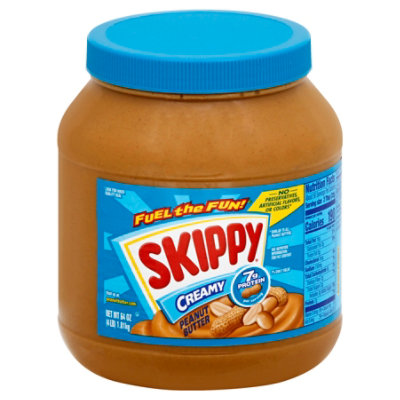 Skippy Creamy Peanut Butter - 64 Oz - Image 1