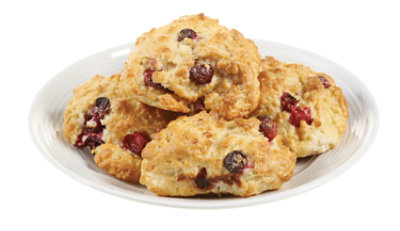 Fresh Baked Orange Cranberry Artisan Scones - 4 Count