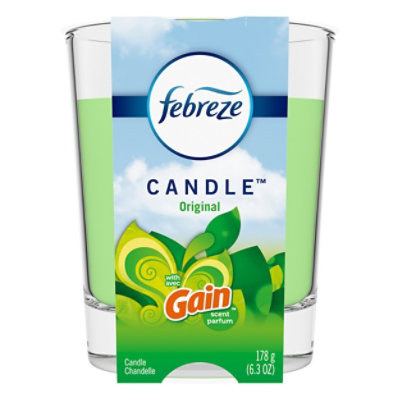 Febreze Scented Candle With Gain Original Scent - 6.3 Oz - Image 1