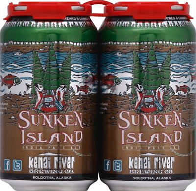 Kenai River Brewing Sunken Island Ipa In Cans - 6-12 Fl. Oz. - Image 2