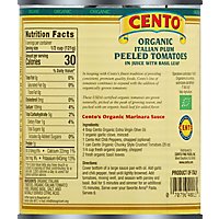 CENTO Organic Tomatoes Peeled Whole in Juice with Basil Leaf - 28 Oz - Image 6