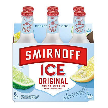 Smirnoff Ice 3.2% Original In Bottles - 6-11.2 Fl. Oz. - Image 1