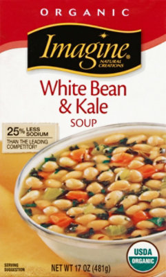 Imagine Organic Soup Chunky Style White Bean & Kale - 17 Oz - Image 2