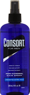 Consort Hair Spray Non Aerosol Unscented - 8 Fl. Oz. - Image 2