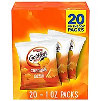 Goldfish Crackers Baked Snack Cheddar - 20-1 Oz - Image 1