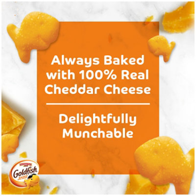 Goldfish Cheddar Cheese Crackers 20 Count - 1 Oz - Image 2