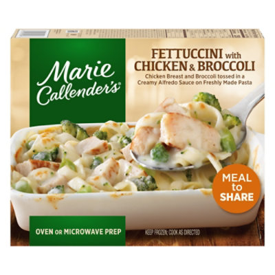 Marie Callender's Fettuccini With Chicken & Broccoli Meal For 2 Multi ...