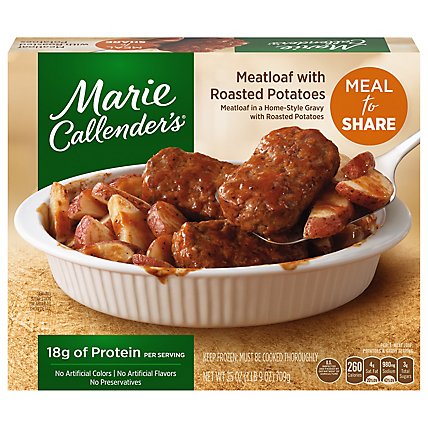 Marie Callender's Meatloaf With Roasted Potatoes Meal To Share Frozen Meal - 25 Oz