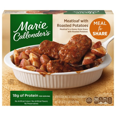 Marie Callender's Meatloaf With Roasted Potatoes Meal To Share Frozen Meal - 25 Oz