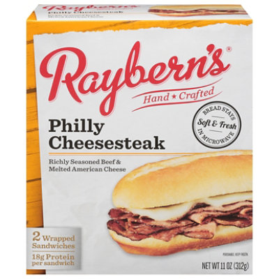 Rayberns Sandwiches Philly Cheesesteak - 11 Oz