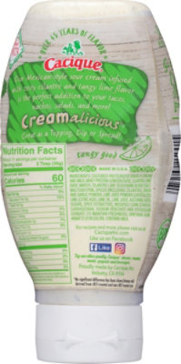 Cacique Sqz Sour Cream Cilantro - 12 Oz - Image 5