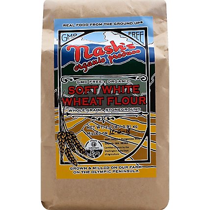 Nashs Organic Soft White Wheat Flour - 32 Oz - Image 2