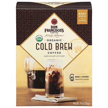 Don Francisco Family Reserve Organic Cold Brew Coffee - 4-2.25 Oz - Image 2