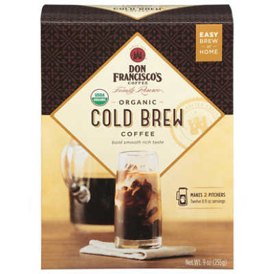 Don Francisco Family Reserve Organic Cold Brew Coffee - 4-2.25 Oz