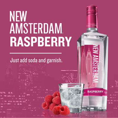New Amsterdam Vodka Raspberry Flavored 70 Proof - 750 Ml - Image 4