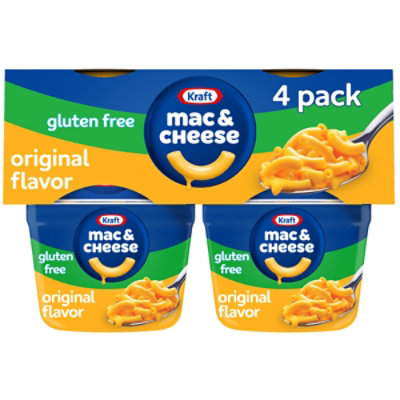 Kraft Gluten Free Original Mac & Cheese Macaroni and Cheese Dinner - 4 - 1.9 Ozs - Image 1