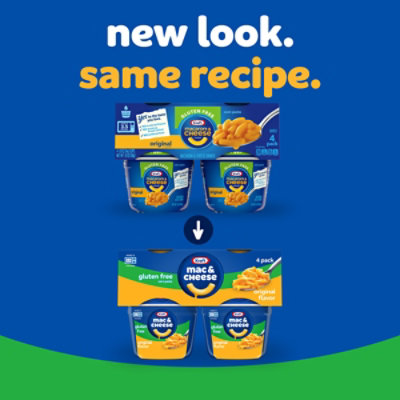 Kraft Gluten Free Original Mac & Cheese Macaroni and Cheese Dinner - 4 - 1.9 Ozs - Image 3