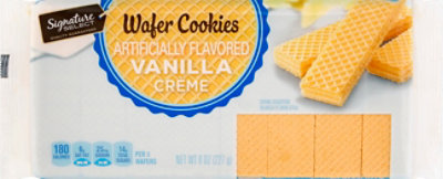 Signature SELECT Cookies Wafer Vanilla Creme - 8 Oz - Image 2