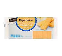 Signature SELECT Cookies Wafer Vanilla Creme - 8 Oz