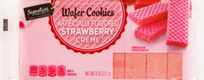 Signature SELECT Cookies Wafer Strawberry Creme - 8 Oz - Image 2