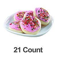 Pink Frosted Sugar Cookie 21ct - 28.3 Oz - Image 1