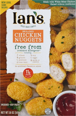 Ians Gluten Free Chicken Nuggets Family Pack - 20 Oz - Image 2