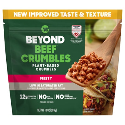  Beyond Meat Beyond Beef Plant Based Feisty Crumbles - 10 Oz 