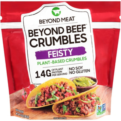  Beyond Meat Beyond Beef Plant Based Feisty Crumbles - 10 Oz 