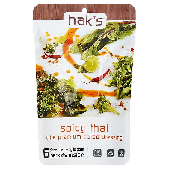 Haks Paks Dressing Spicy Thai Premium - 6 Fl. Oz.