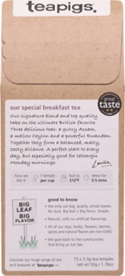 Teapigs English Breakfast Morning Glory Tea Temples - 15 Count - Image 6