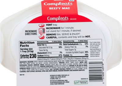 Hormel Compleats Beefy  Cheesy Tomato Sauce  With Macaroni And Beef - 7.5 Oz - Image 3