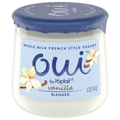 Yoplait Oui Yogurt French Style Vanilla - 5 Oz