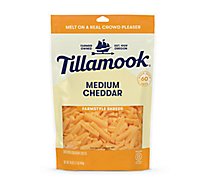 Tillamook Farmstyle Thick Cut Medium Cheddar Shredded Cheese - 1 Lb