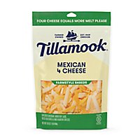 Tillamook Farmstyle Thick Cut Mexican 4 Cheese Blend Shredded Cheese - 16 Oz - Image 1