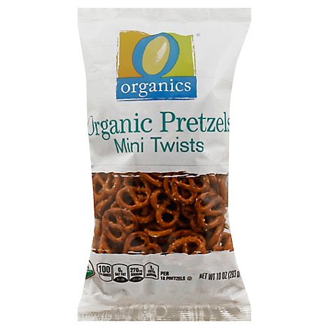 O Organics Pretzels Mini Twists - 10 Oz