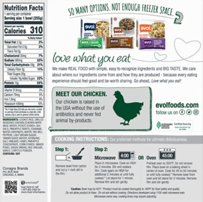 Evol Chkn Sngl Srv Hwiian Grld - 9 Oz - Image 4