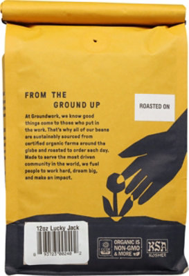 Groundwork Lucky Jack Whole Bean - 12 Oz - Image 5