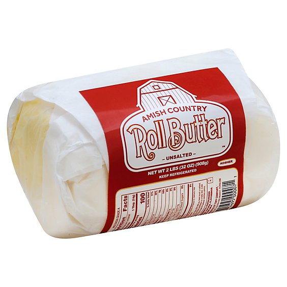Amish Country Butter Roll Unsalted - 2 Lb