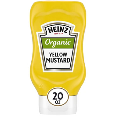 Heinz Organic Yellow Mustard - 20 Oz - Image 1