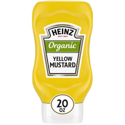 Heinz Mustard Organic Yellow - 20 Oz