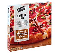 Signature SELECT Pizza Stuffed Crust Supreme Cheese Frozen - 33.7 Oz