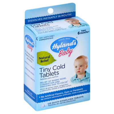 Hylands Baby Tiny Cold Tablets - 125 Count